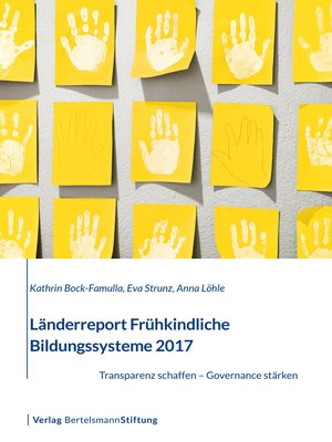 cover image of Länderreport Frühkindliche Bildungssysteme 2017